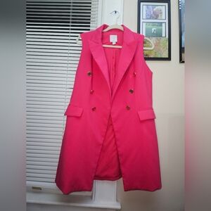 Joie hot pink longline vest
